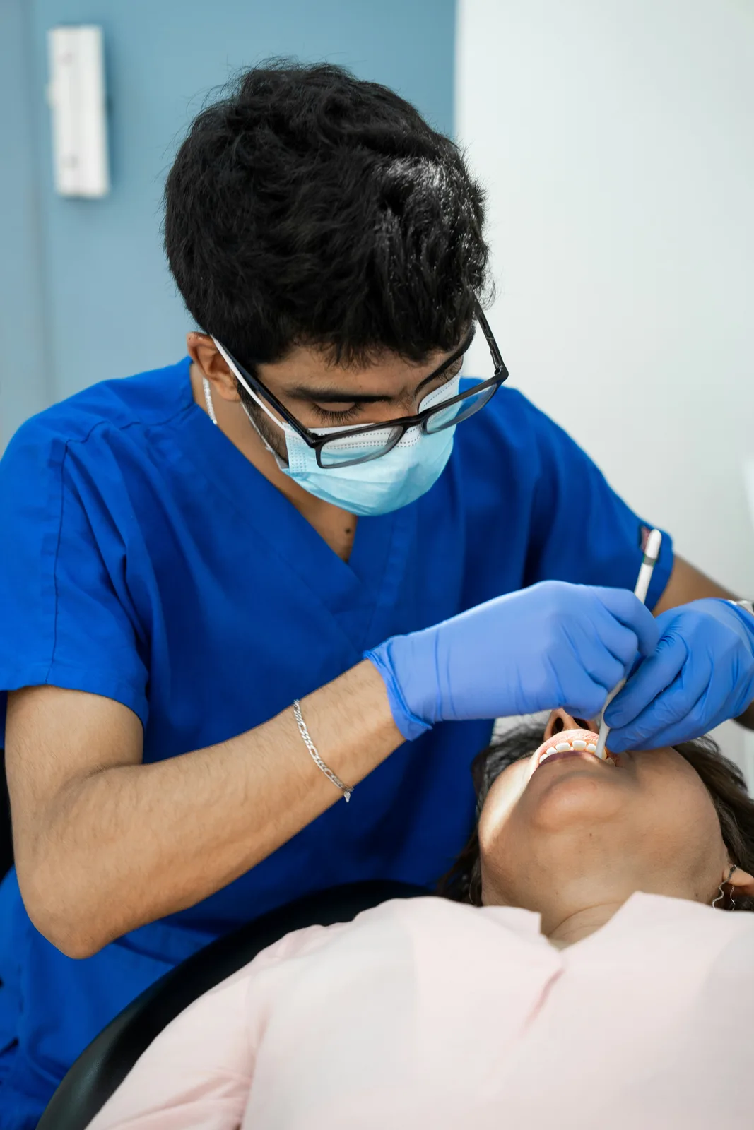 Implant procedure in progress, referred to in the Implant Consultation section for Winnipeg